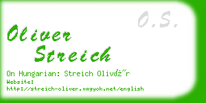 oliver streich business card